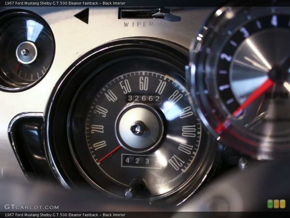 Black Interior Gauges For The 1967 Ford Mustang Shelby G T
