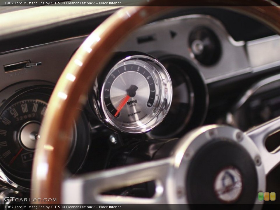 Black Interior Gauges for the 1967 Ford Mustang Shelby G.T.500 Eleanor Fastback #60389307