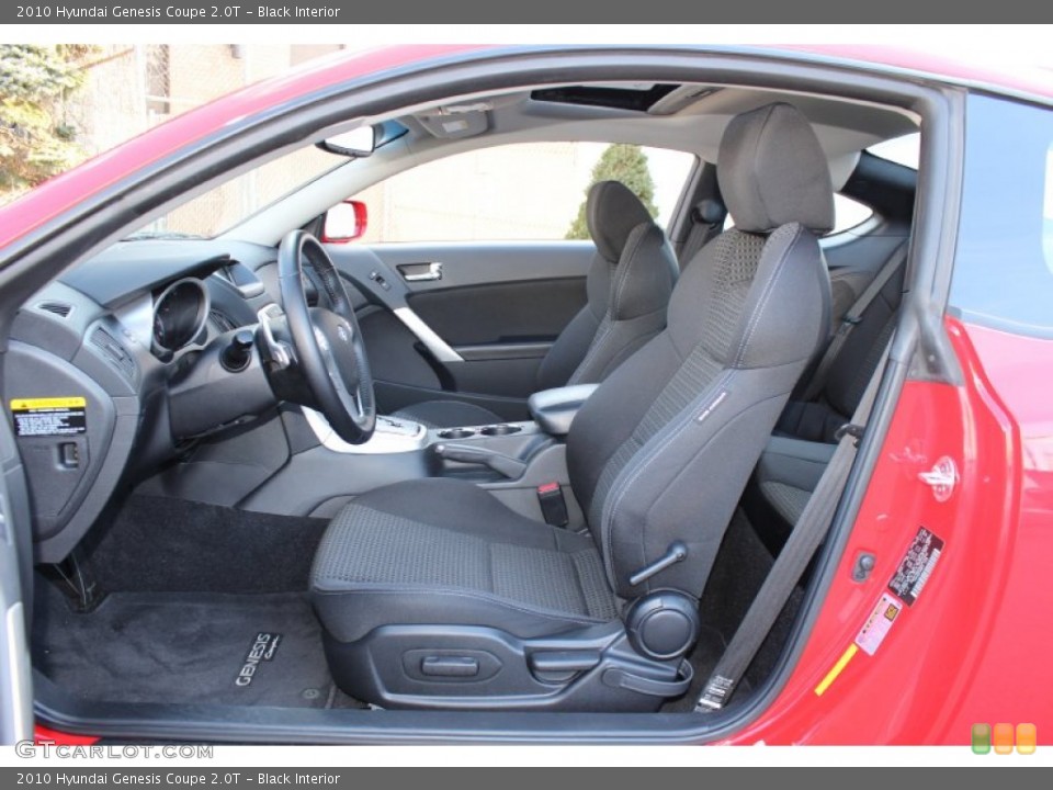 Black Interior Photo for the 2010 Hyundai Genesis Coupe 2.0T #60392489