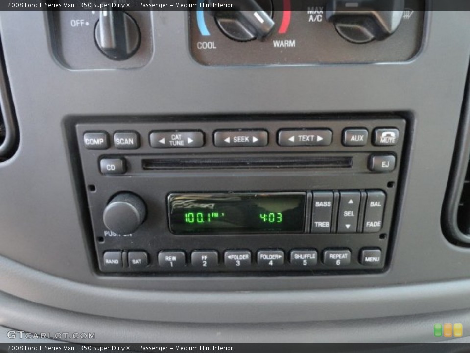 Medium Flint Interior Controls for the 2008 Ford E Series Van E350 Super Duty XLT Passenger #60396122