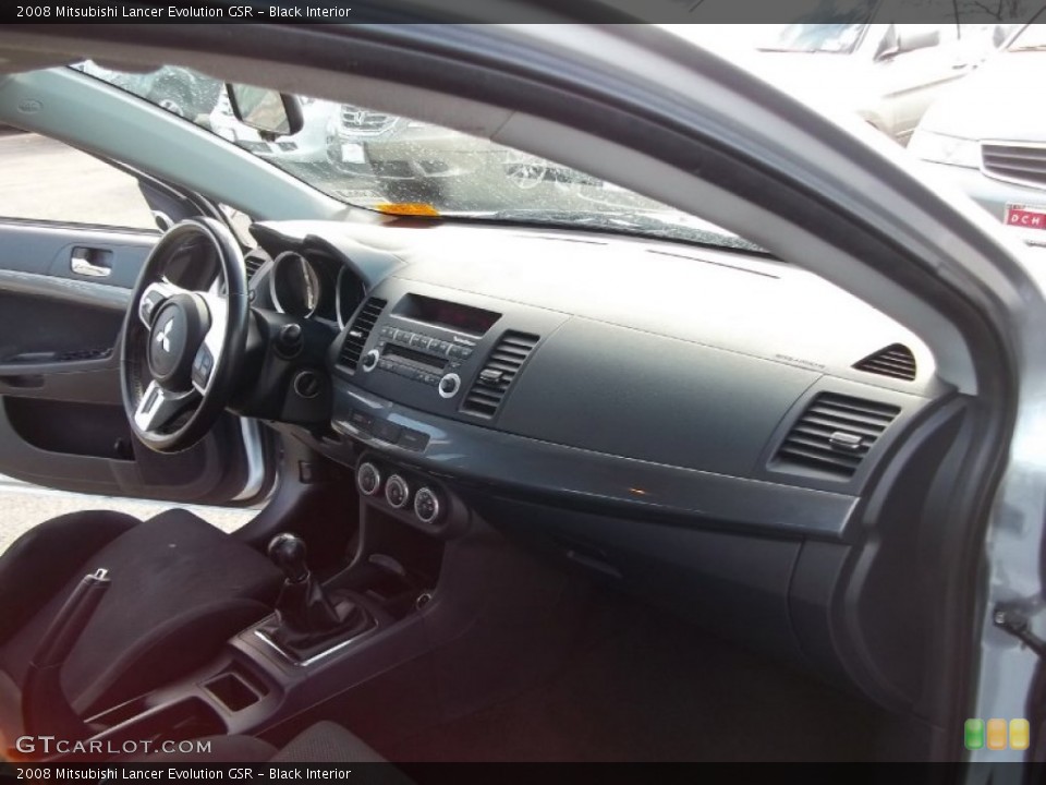Black Interior Dashboard for the 2008 Mitsubishi Lancer Evolution GSR #60396734