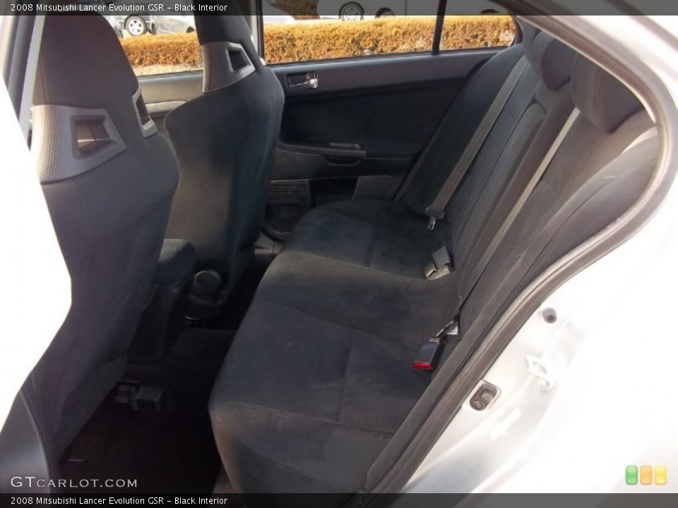 Black Interior Photo for the 2008 Mitsubishi Lancer Evolution GSR #60396764