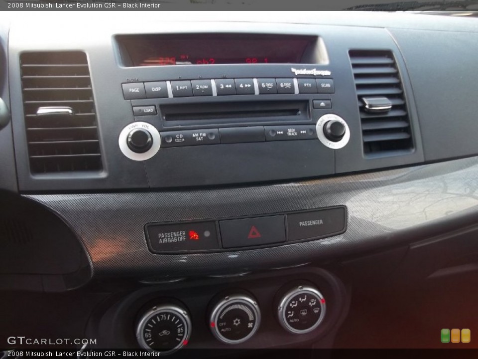 Black Interior Audio System for the 2008 Mitsubishi Lancer Evolution GSR #60396809