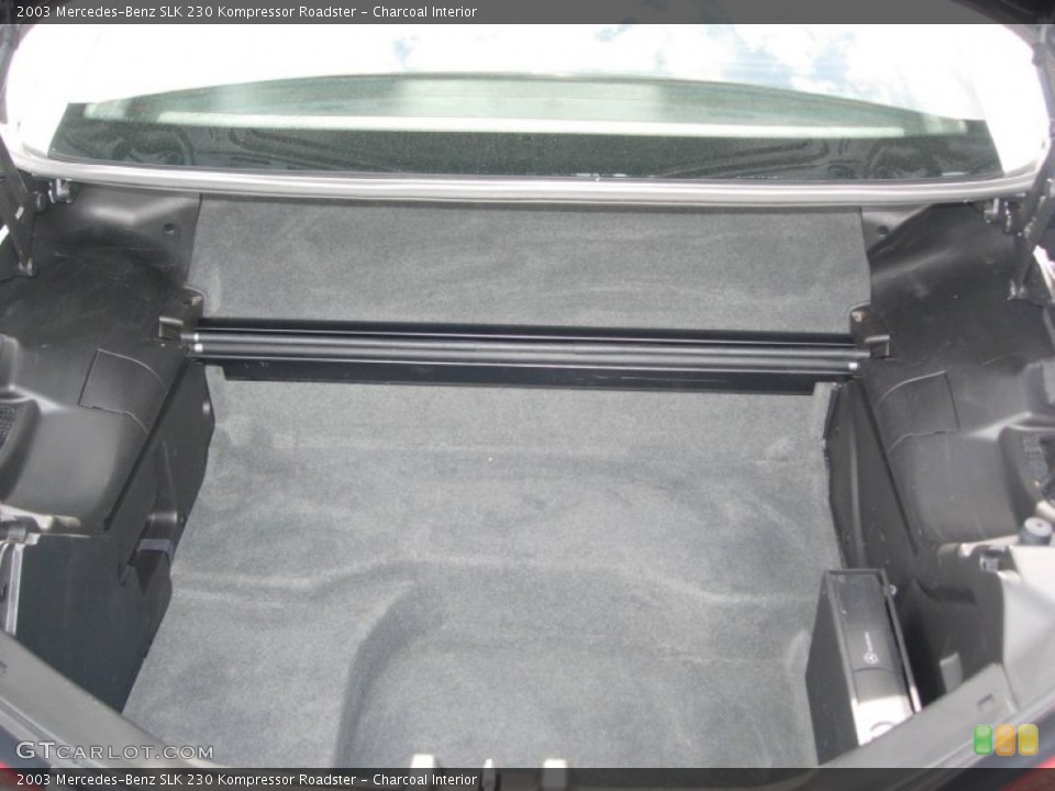 Charcoal Interior Trunk for the 2003 Mercedes-Benz SLK 230 Kompressor Roadster #60398552