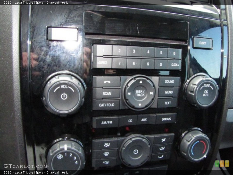 Charcoal Interior Controls for the 2010 Mazda Tribute i Sport #60399239
