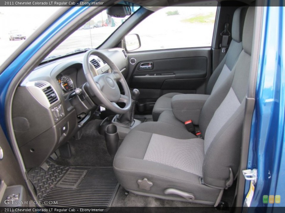 Ebony Interior Photo for the 2011 Chevrolet Colorado LT Regular Cab #60399767