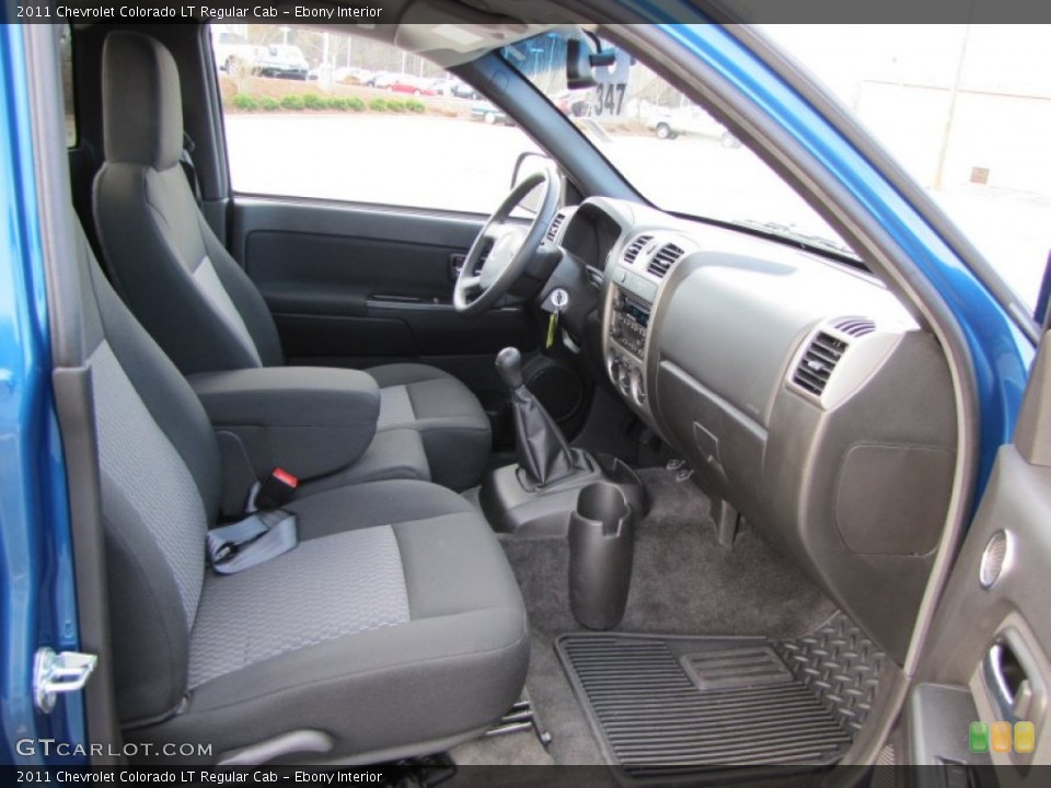 Ebony Interior Photo for the 2011 Chevrolet Colorado LT Regular Cab #60399788