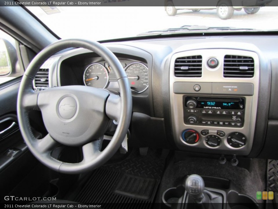 Ebony Interior Dashboard for the 2011 Chevrolet Colorado LT Regular Cab #60399809