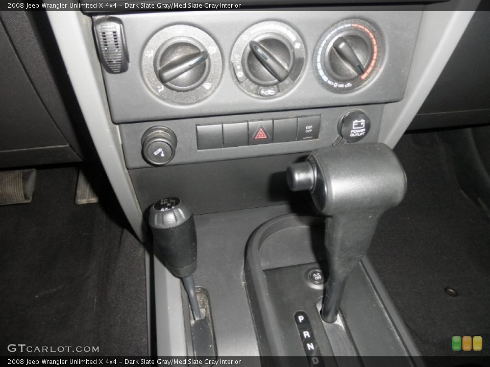 Dark Slate Gray/Med Slate Gray Interior Transmission for the 2008 Jeep Wrangler Unlimited X 4x4 #60400310