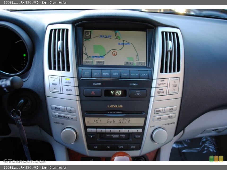 Light Gray Interior Navigation for the 2004 Lexus RX 330 AWD #60402551