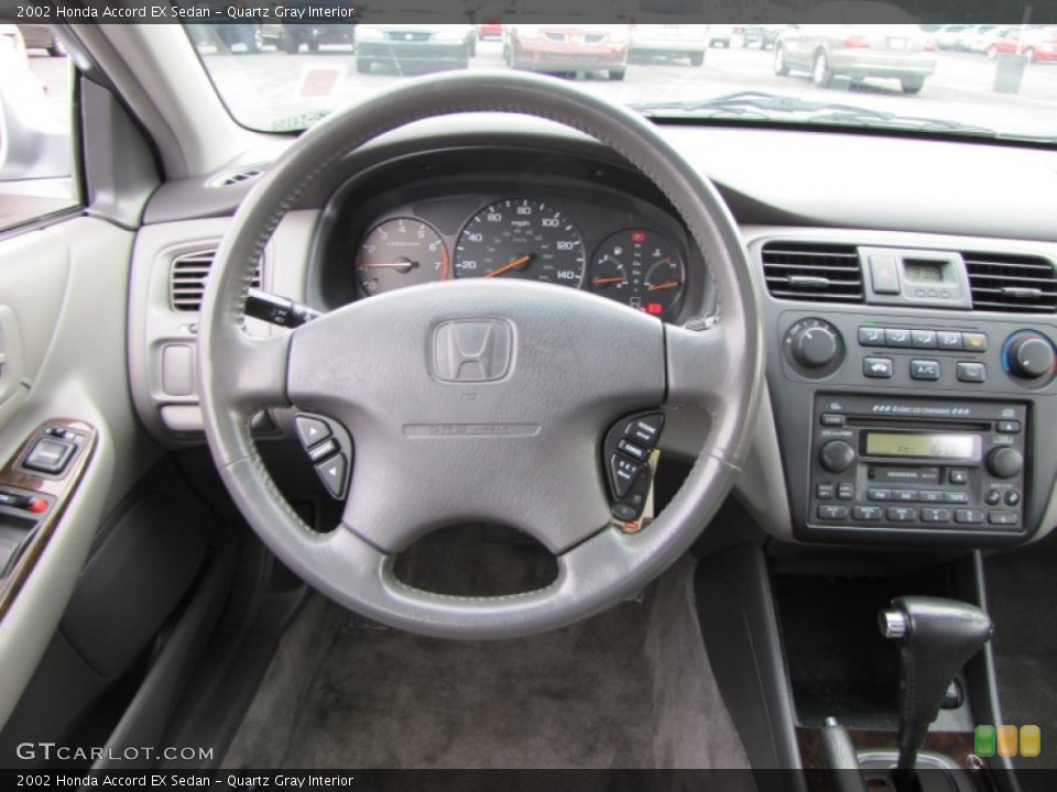 Quartz Gray Interior Dashboard for the 2002 Honda Accord EX Sedan #60407789
