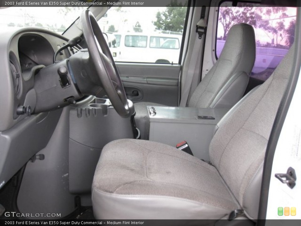 Medium Flint Interior Photo for the 2003 Ford E Series Van E350 Super Duty Commercial #60409004