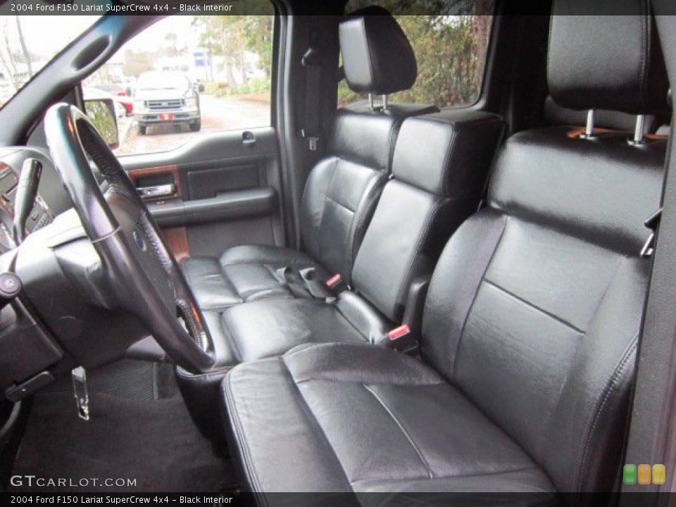 Black Interior Photo for the 2004 Ford F150 Lariat SuperCrew 4x4 #60409442