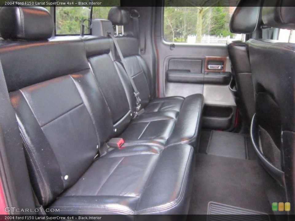 Black Interior Rear Seat for the 2004 Ford F150 Lariat SuperCrew 4x4 #60409451