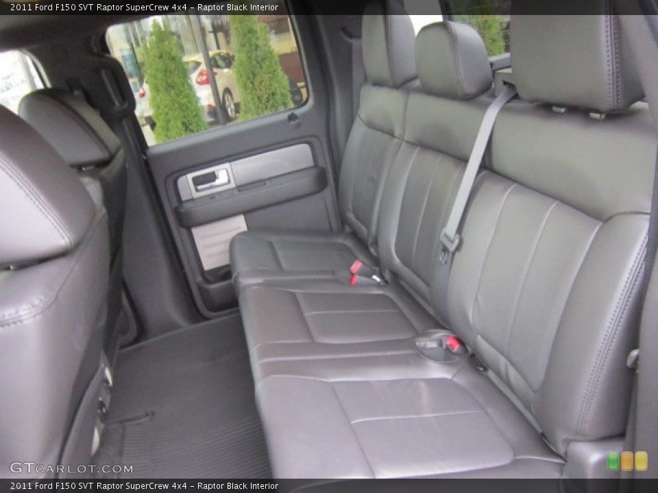 Raptor Black Interior Rear Seat for the 2011 Ford F150 SVT Raptor SuperCrew 4x4 #60409679