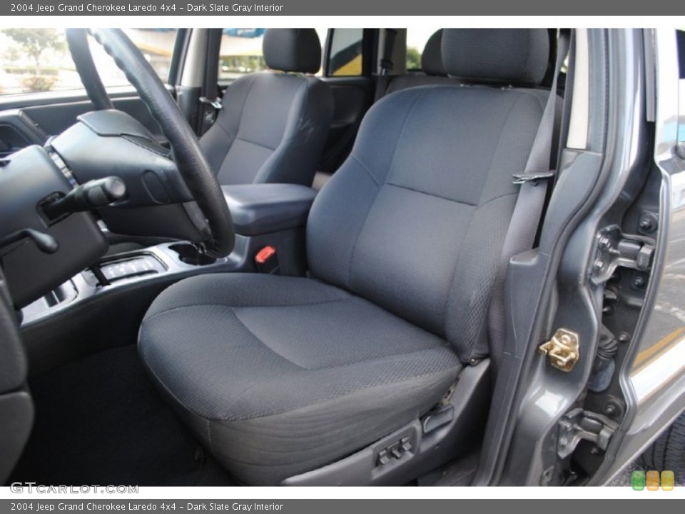 Dark Slate Gray Interior Front Seat for the 2004 Jeep Grand Cherokee Laredo 4x4 #60412955