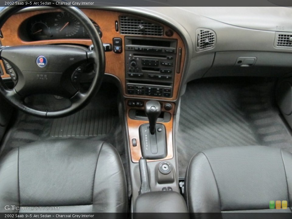 Charcoal Grey Interior Dashboard for the 2002 Saab 9-5 Arc Sedan #60415466
