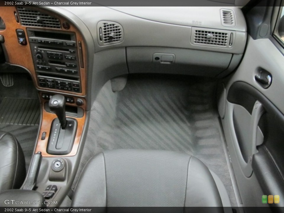 Charcoal Grey Interior Dashboard for the 2002 Saab 9-5 Arc Sedan #60415475