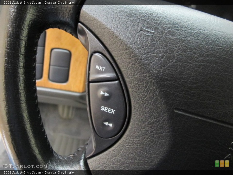 Charcoal Grey Interior Controls for the 2002 Saab 9-5 Arc Sedan #60415601