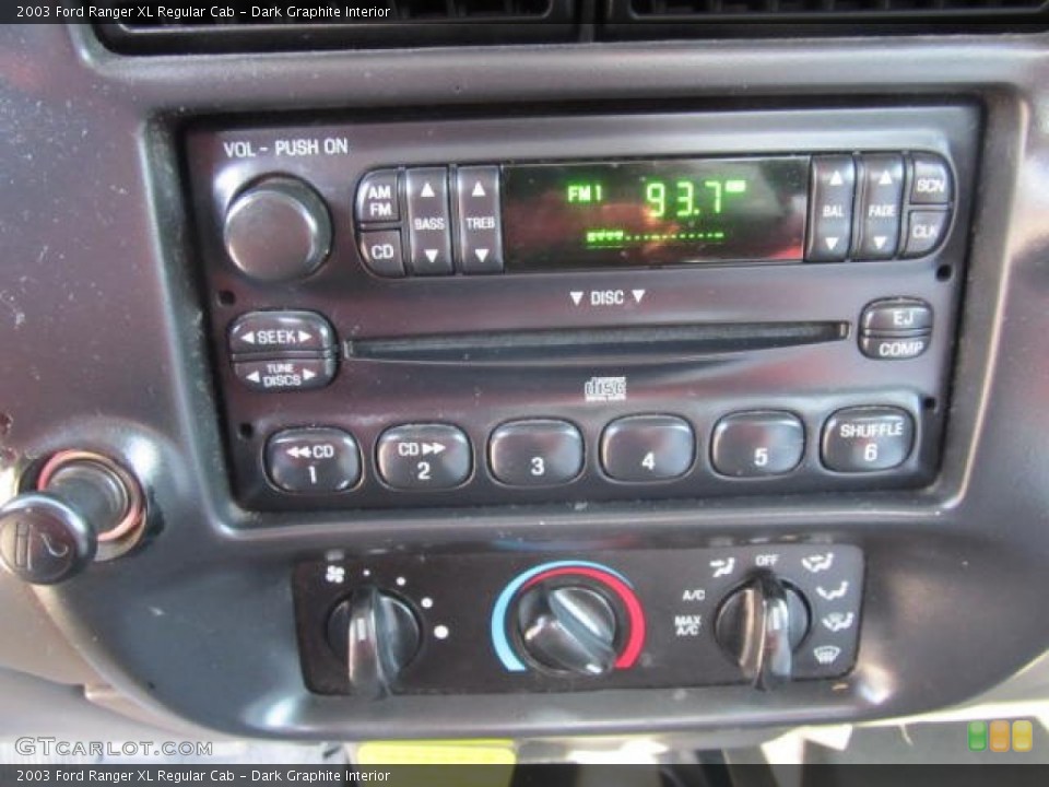 Dark Graphite Interior Audio System for the 2003 Ford Ranger XL Regular Cab #60417638