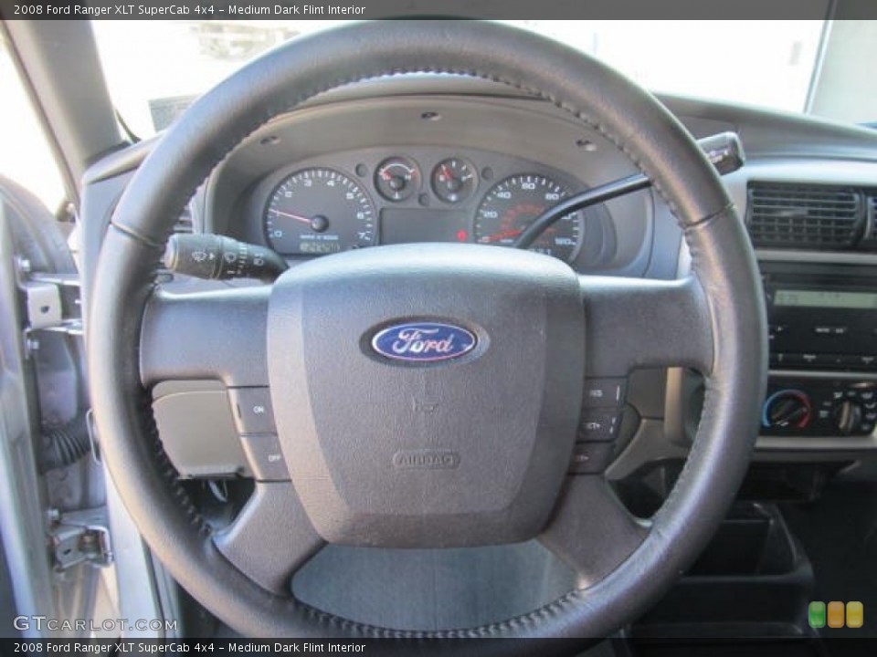 Medium Dark Flint Interior Steering Wheel for the 2008 Ford Ranger XLT SuperCab 4x4 #60417746