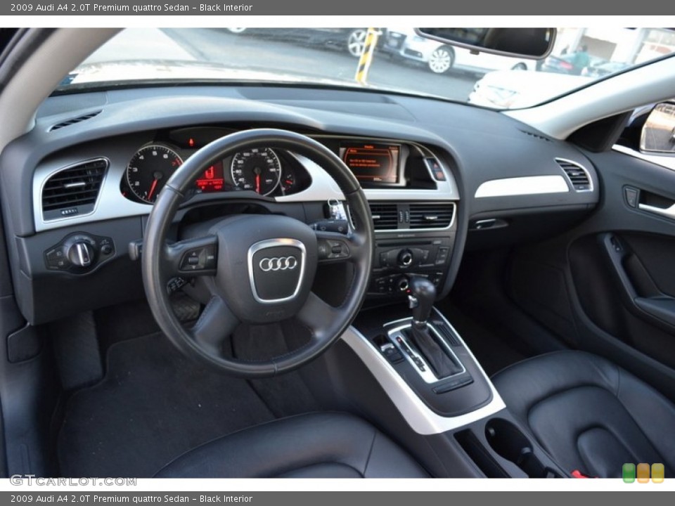 Black Interior Dashboard for the 2009 Audi A4 2.0T Premium quattro Sedan #60418928