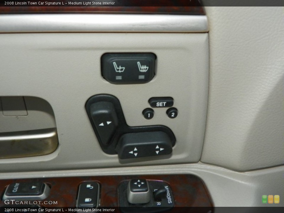 Medium Light Stone Interior Controls for the 2008 Lincoln Town Car Signature L #60419438