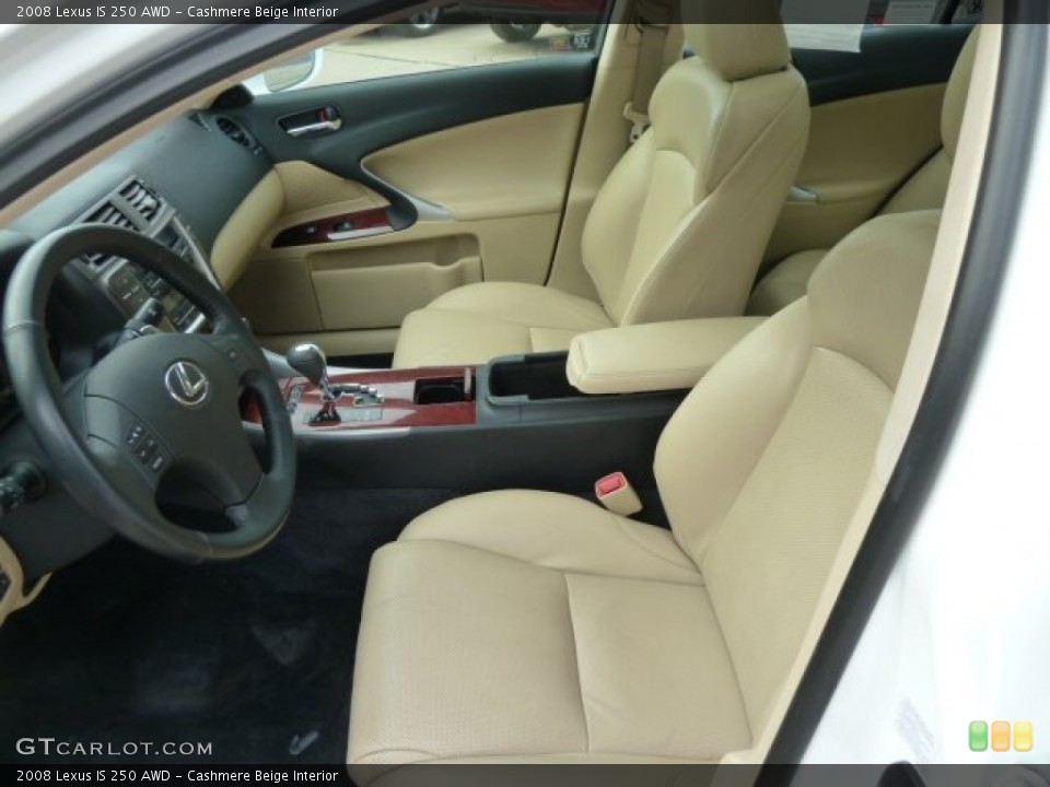 Cashmere Beige Interior Photo for the 2008 Lexus IS 250 AWD #60420602