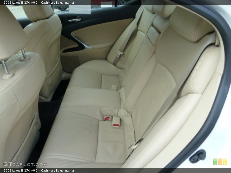 Cashmere Beige Interior Photo for the 2008 Lexus IS 250 AWD #60420611
