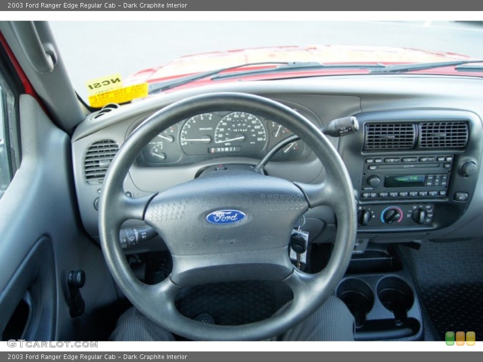 Dark Graphite Interior Steering Wheel for the 2003 Ford Ranger Edge Regular Cab #60425843