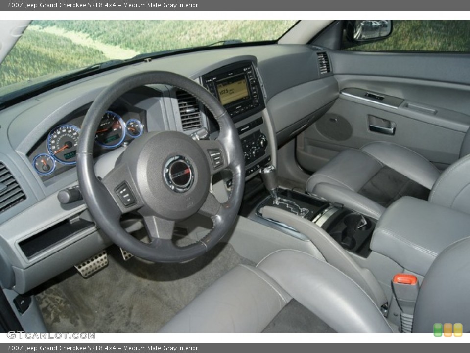 Medium Slate Gray Interior Dashboard for the 2007 Jeep Grand Cherokee SRT8 4x4 #60429908