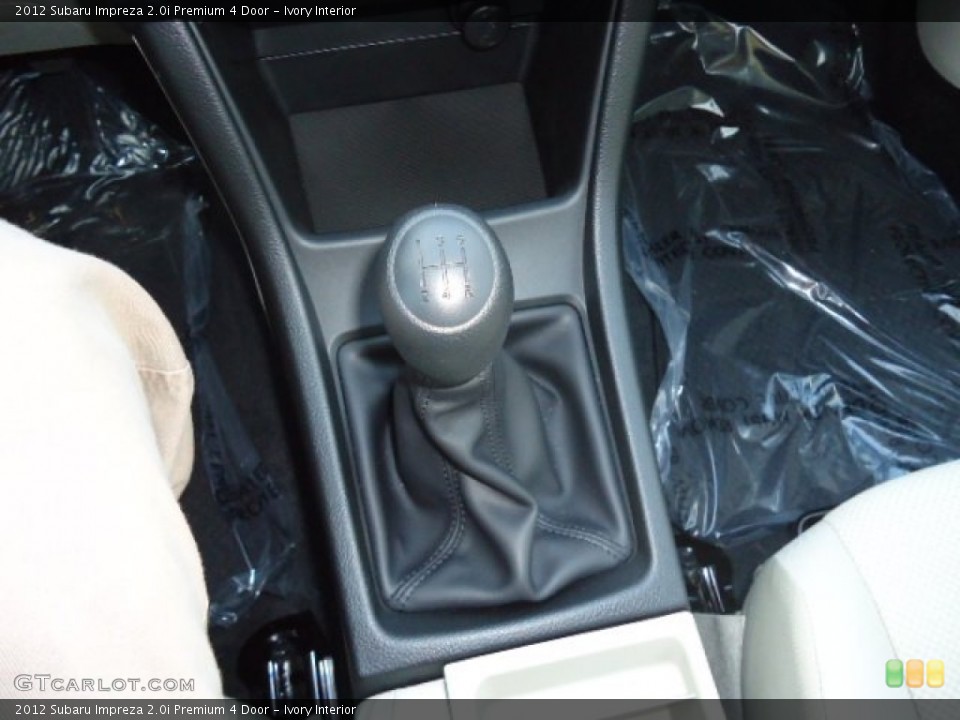 Ivory Interior Transmission for the 2012 Subaru Impreza 2.0i Premium 4 Door #60430241