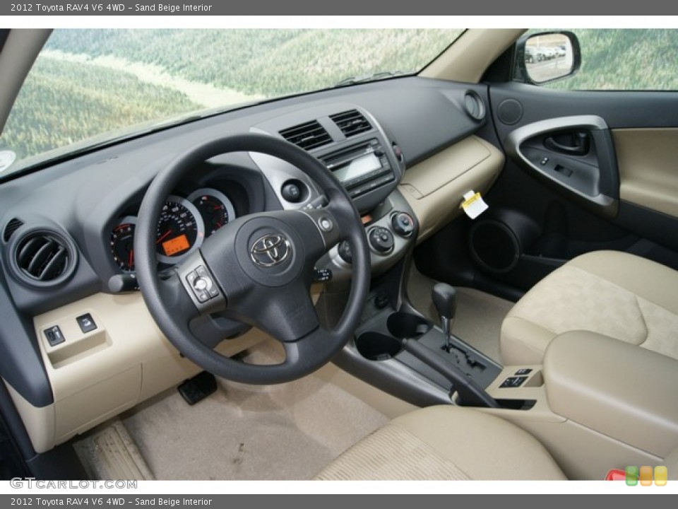 Sand Beige Interior Photo for the 2012 Toyota RAV4 V6 4WD #60431018