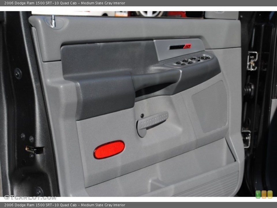 Medium Slate Gray Interior Door Panel for the 2006 Dodge Ram 1500 SRT-10 Quad Cab #60432833