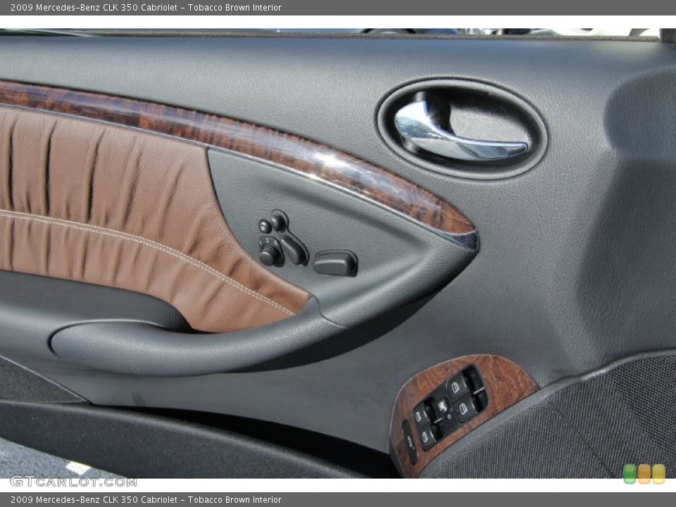 Tobacco Brown Interior Door Panel for the 2009 Mercedes-Benz CLK 350 Cabriolet #60433226
