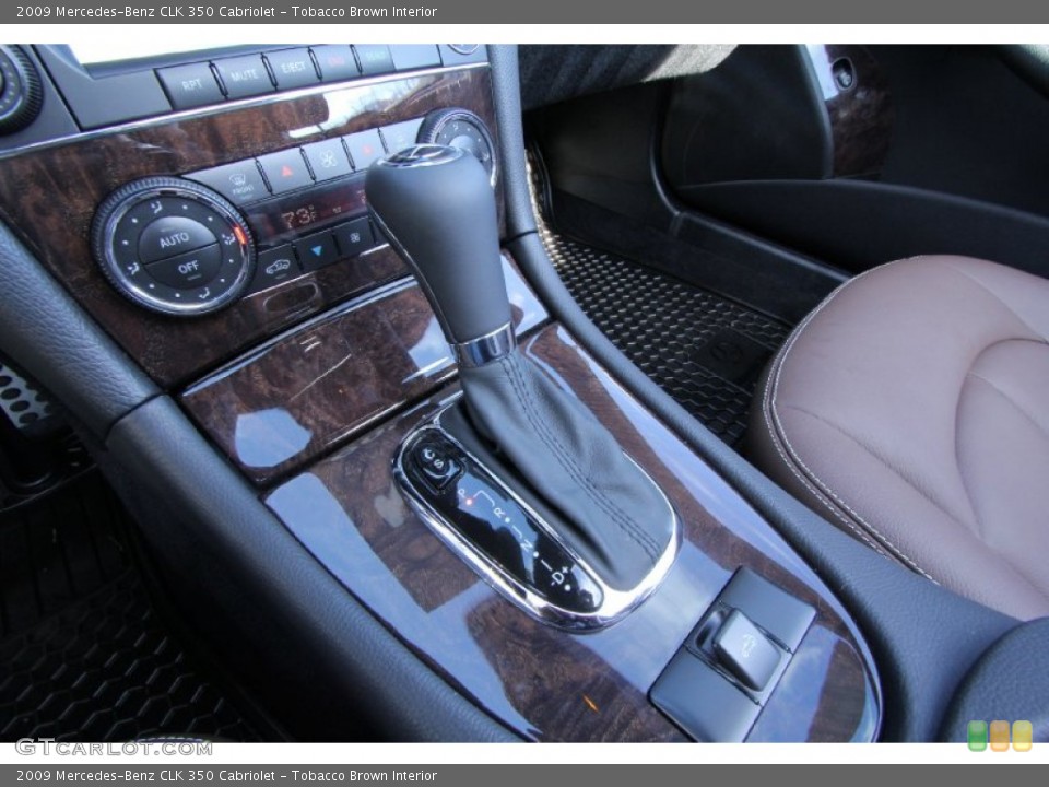 Tobacco Brown Interior Transmission for the 2009 Mercedes-Benz CLK 350 Cabriolet #60433283