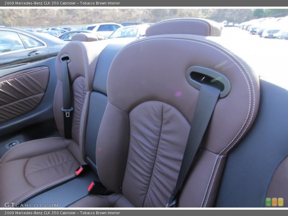 Tobacco Brown Interior Photo for the 2009 Mercedes-Benz CLK 350 Cabriolet #60433301