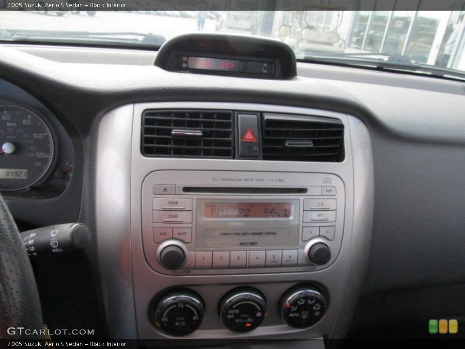 Black Interior Audio System for the 2005 Suzuki Aerio S Sedan #60439097