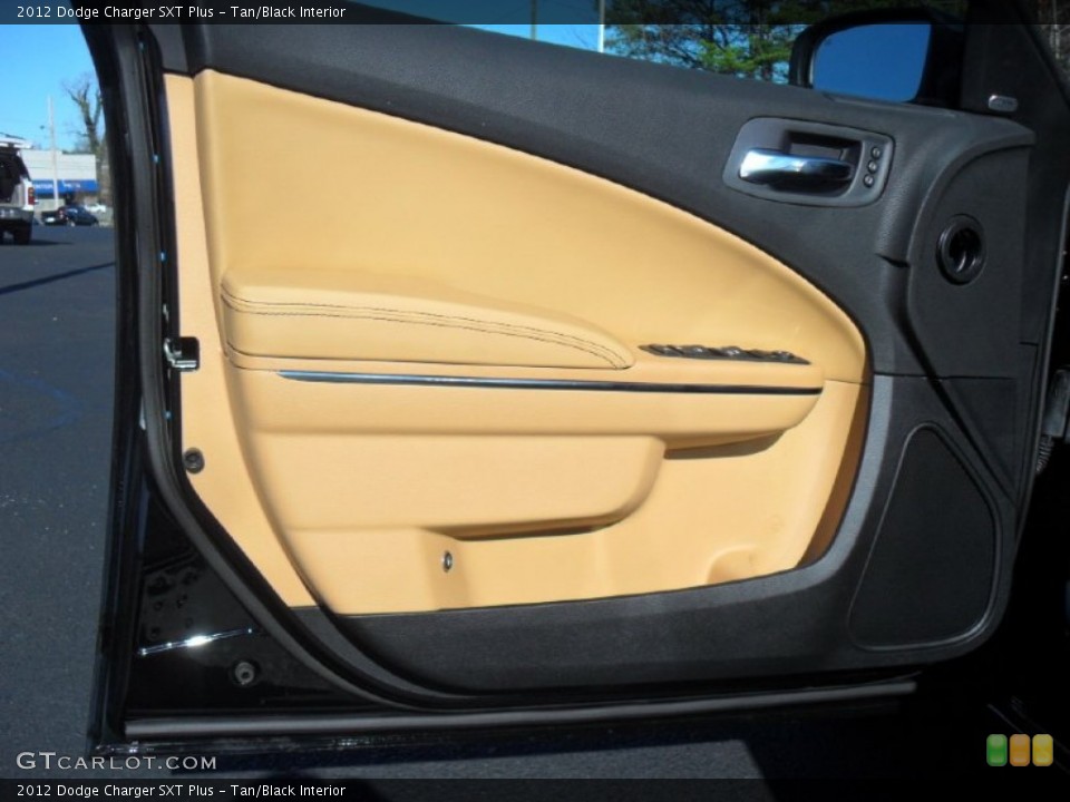 Tan/Black Interior Door Panel for the 2012 Dodge Charger SXT Plus #60439739