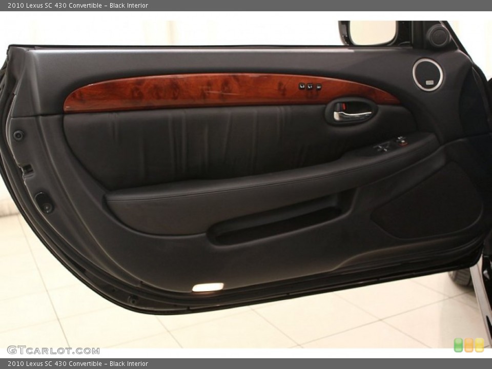 Black Interior Door Panel for the 2010 Lexus SC 430 Convertible #60441347
