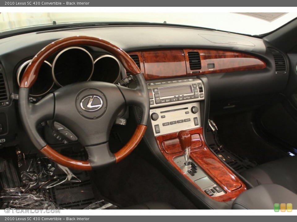 Black Interior Photo for the 2010 Lexus SC 430 Convertible #60441401