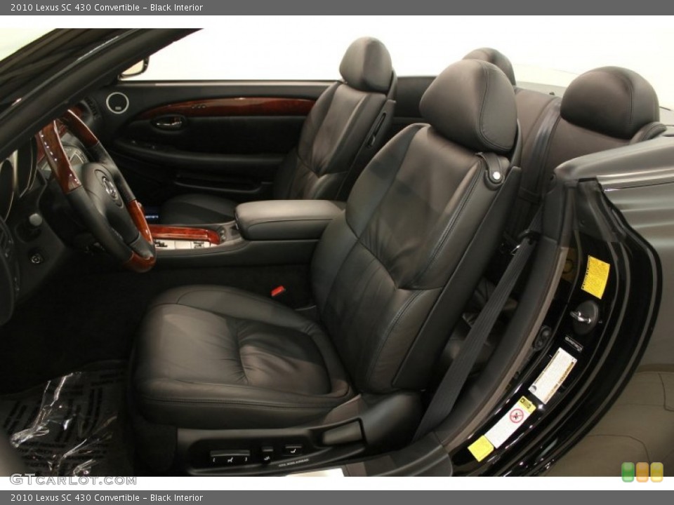 Black Interior Photo for the 2010 Lexus SC 430 Convertible #60441423