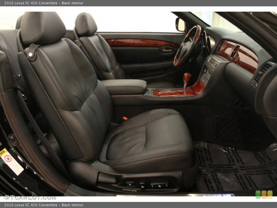 Black Interior Photo for the 2010 Lexus SC 430 Convertible #60441499