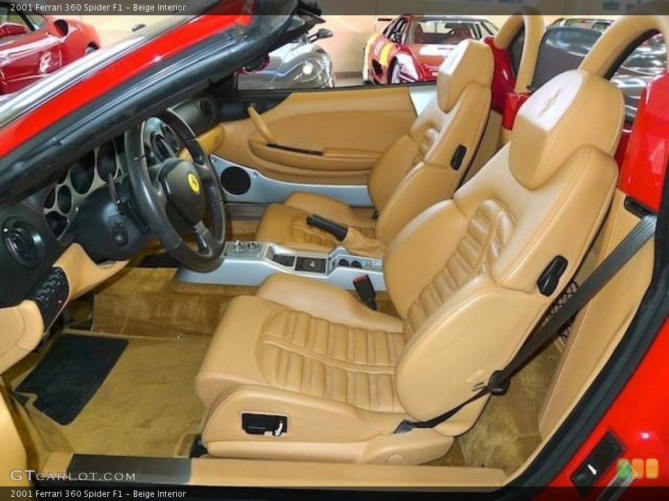 Beige Interior Photo for the 2001 Ferrari 360 Spider F1 #60442427