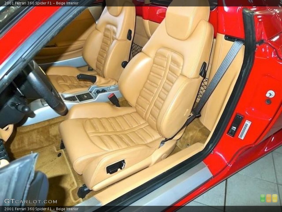 Beige Interior Photo for the 2001 Ferrari 360 Spider F1 #60442433
