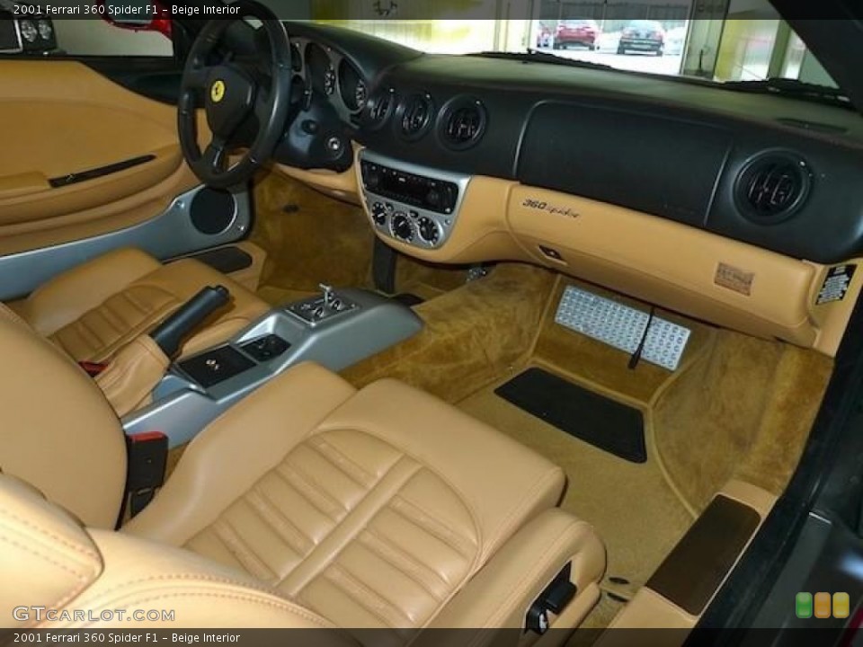 Beige Interior Dashboard for the 2001 Ferrari 360 Spider F1 #60442504