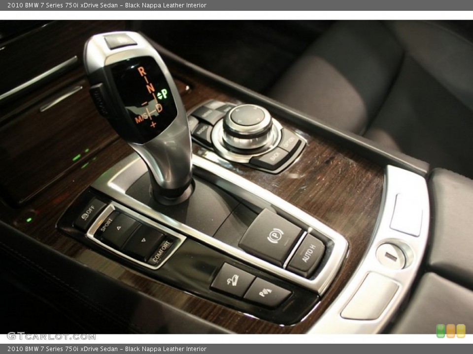 Black Nappa Leather Interior Transmission for the 2010 BMW 7 Series 750i xDrive Sedan #60442559