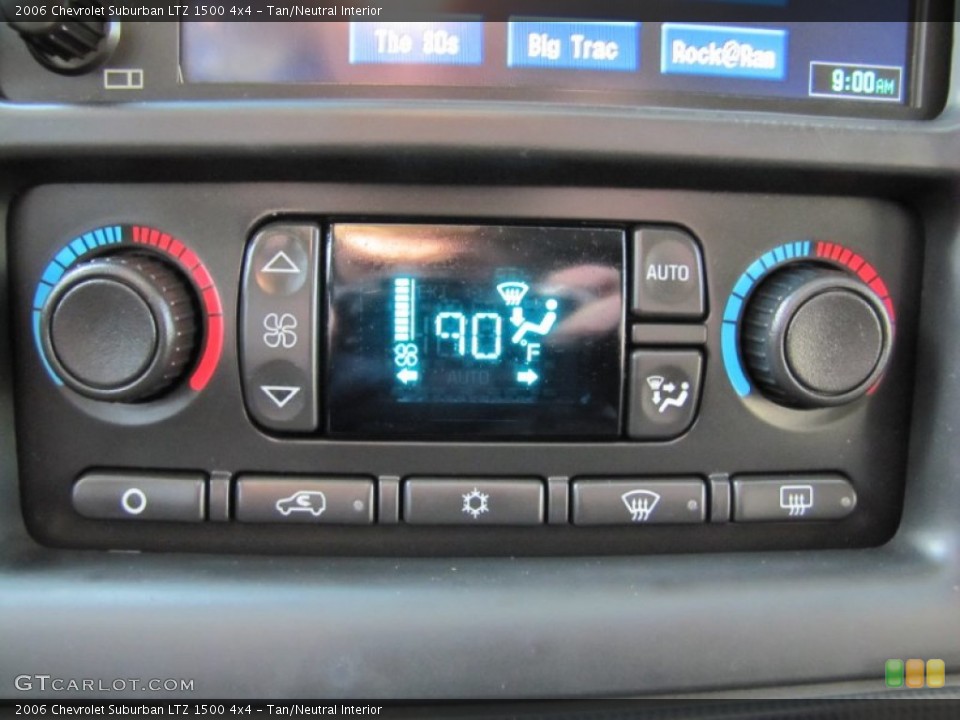 Tan Neutral Interior Controls For The 2006 Chevrolet