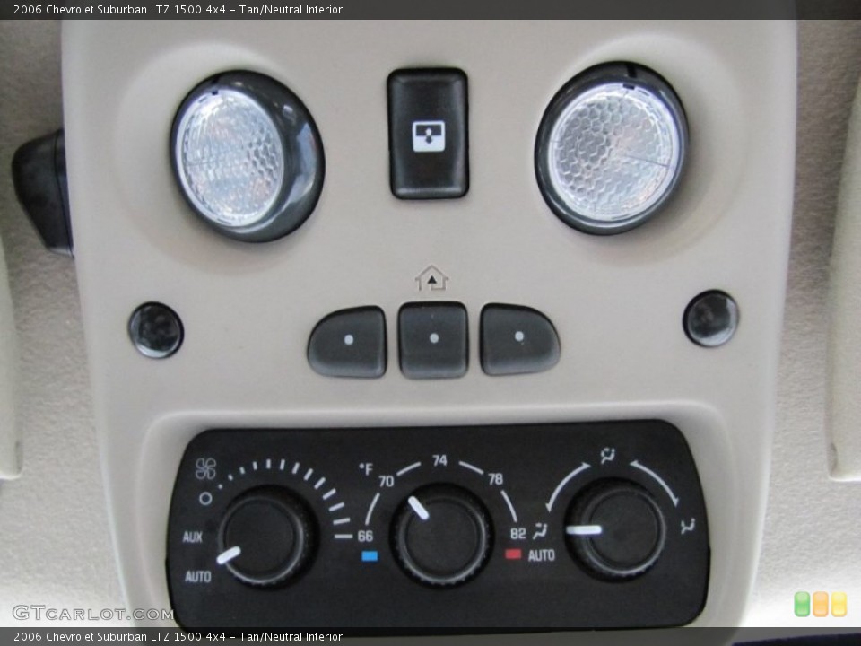 Tan/Neutral Interior Controls for the 2006 Chevrolet Suburban LTZ 1500 4x4 #60444266