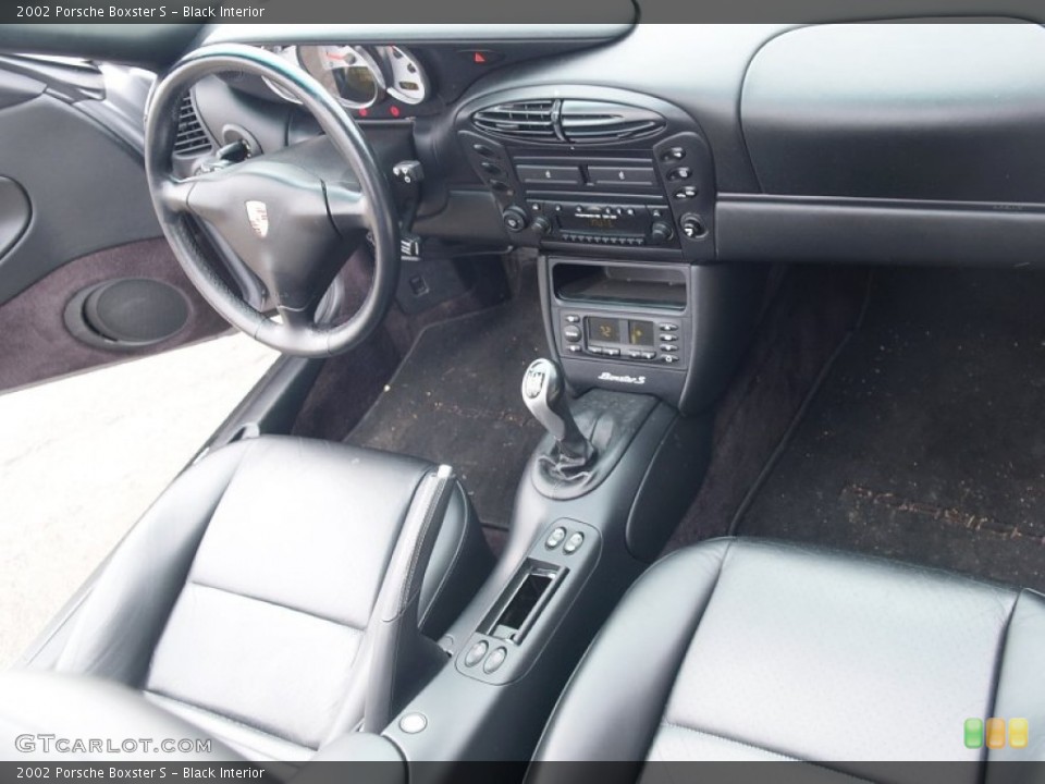 Black Interior Dashboard for the 2002 Porsche Boxster S #60448104